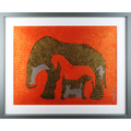 Seven Animals, Land and Water United Original by Simone Schilder