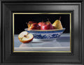 Apples And Pears In Porcelain Bowl