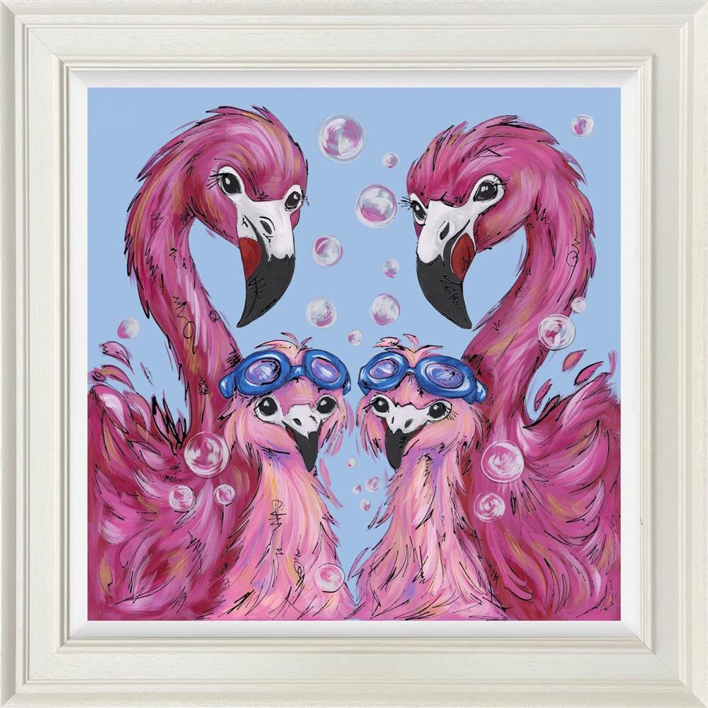 Blushing Bubbles - Canvas