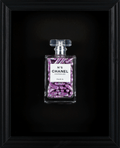 Chanel No.5 Capsules - (Black Frame / Purple Pills) by Emma Gibbons