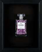 Chanel No.5 Capsules - (Black Frame / Purple Pills) by Emma Gibbons