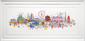 World in the Clouds Skyline by Kristjana S Williams