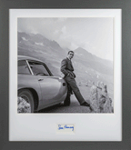 Sean Connery, 007 Signed Whitecard Framed Display