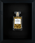 Chanel No.5 Capsules - (Black Frame / Gold Pills) by Emma Gibbons