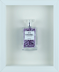 Chanel No.5 Capsules - (White Frame / Purple Pills) by Emma Gibbon