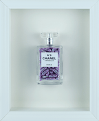 Chanel No.5 Capsules - (White Frame / Purple Pills) by Emma Gibbon