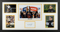 Mick Harford Luton Town FC Signed Photo Montage Whitecard