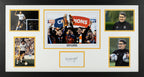 Mick Harford Luton Town FC Signed Photo Montage Whitecard