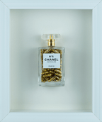 Chanel No.5 Capsules - (White Frame / Gold Pills) by Emma Gibbons