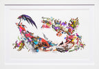 Pafugla Straumur - Art Print by Kristjana S Williams