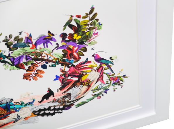 Pafugla Straumur - Art Print by Kristjana S Williams