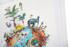MEDIUM MOUNTAIN OG ELEPHANT OCEAN JORDIN I - ART PRINT By Kristjana S Williams