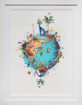 Medium Mountain og Giraffe Ocean Jordin II by Kristjana S Williams