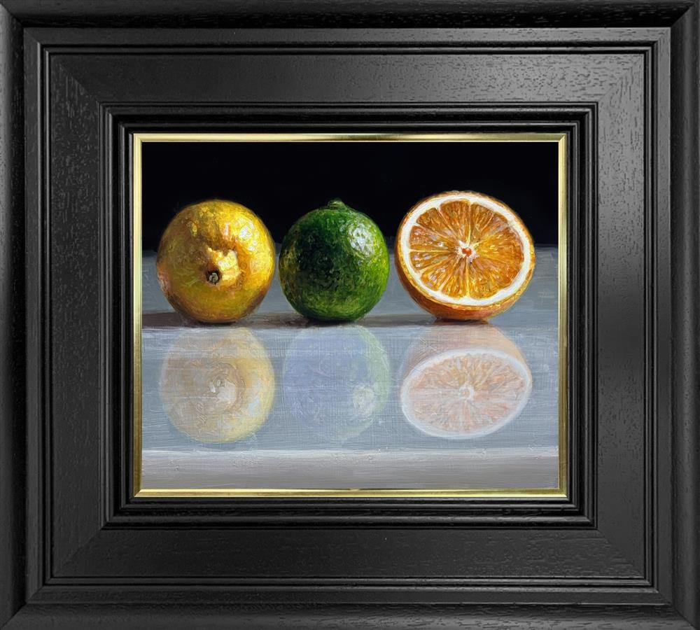 Lemon, Lime And Half Cut Orange