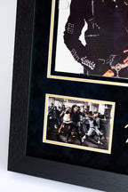 Michael Jackson Signed 'Bad' Vinyl Display