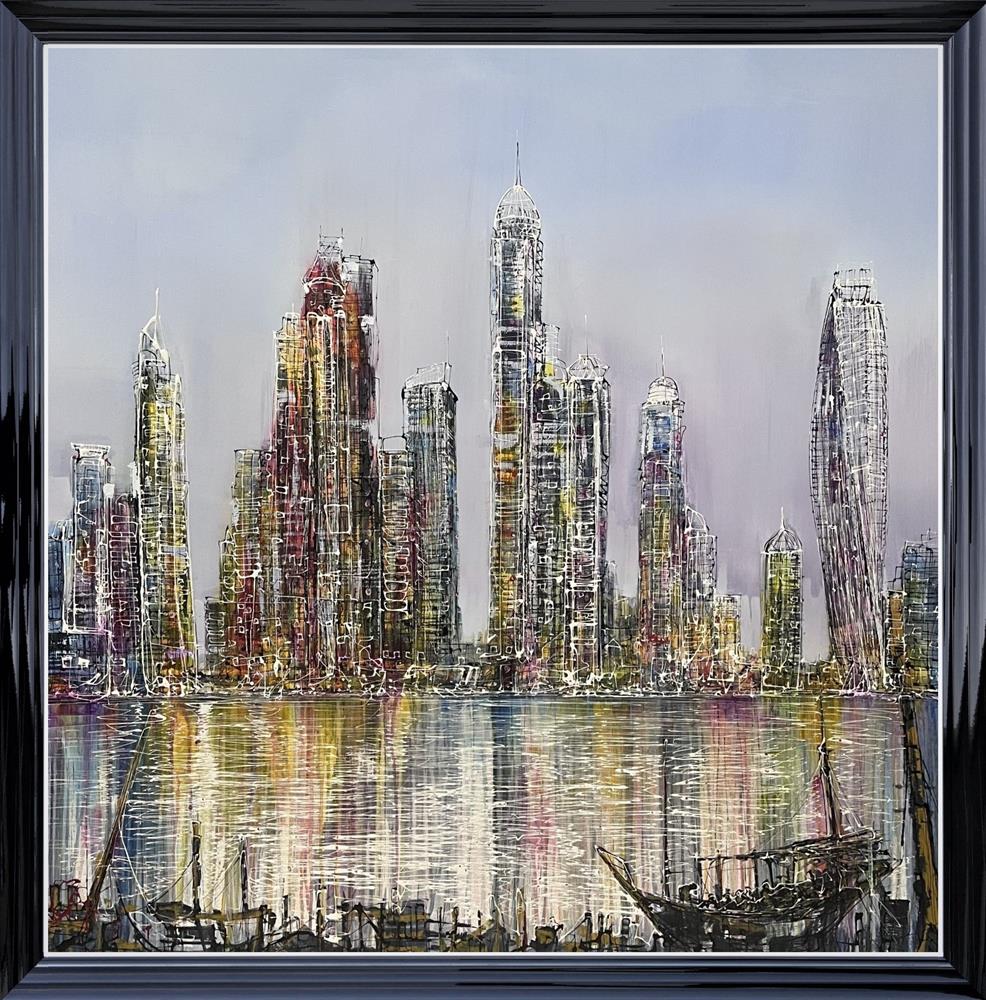 Dubai Skyline by nigel cooke