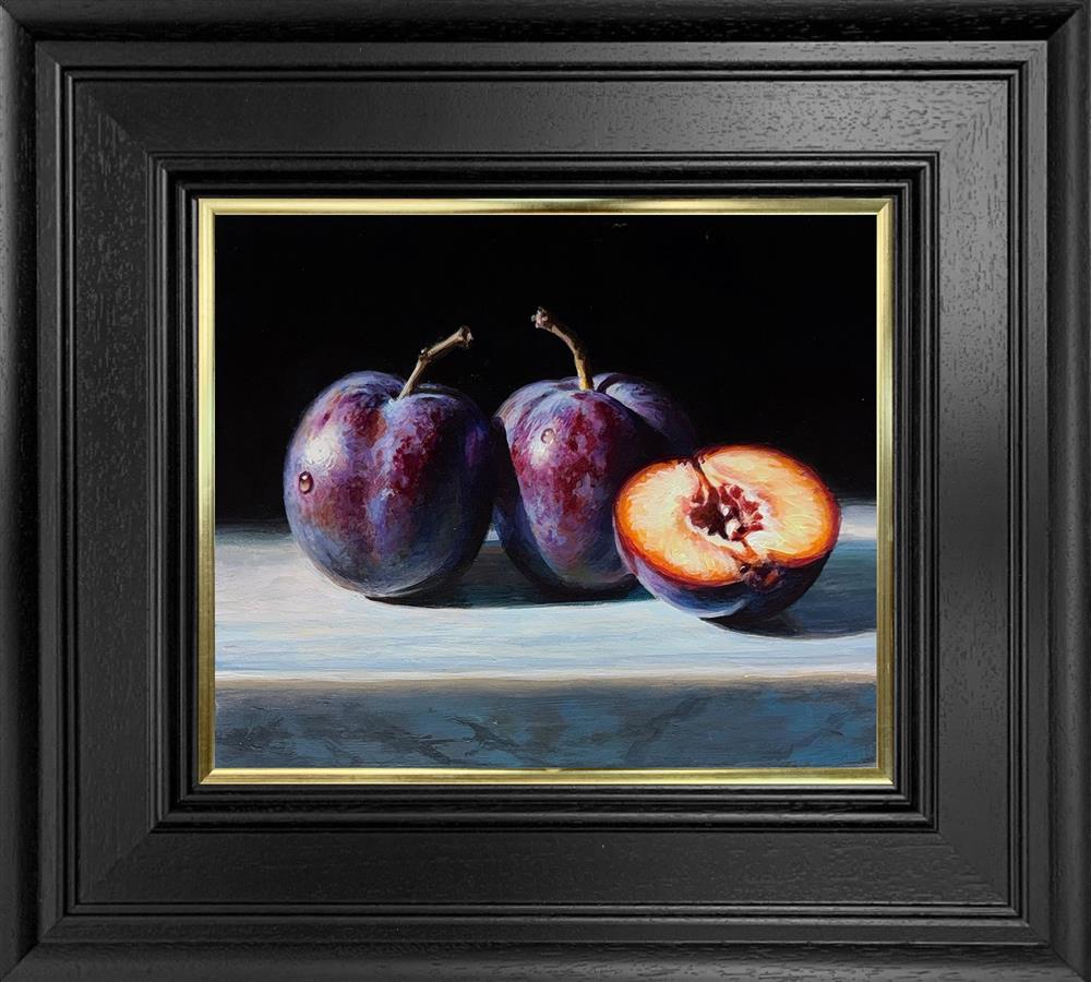 Plums On Marble