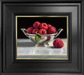 Raspberries And Silver Bowl