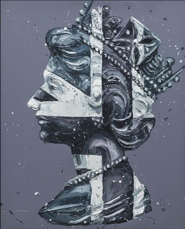 Monochrome Queen Jack by Paul Oz