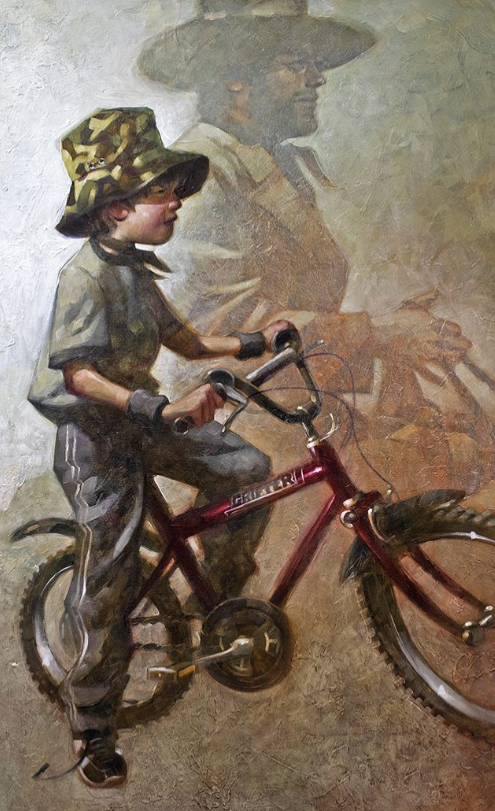High Plains Grifter Hand Embellished Canvas by Craig Davison