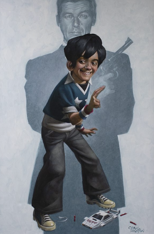 Dan With The Golden Gun Limited Edition by Craig Davison