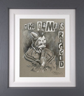 The Game Is Rigged Original Sketch Limited Edition by Craig Davison