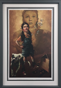 Now I Know We're Not In Kansas Hand Embellished Canvas by Craig Davison