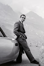 Sean Connery, 007 Signed Whitecard Framed Display