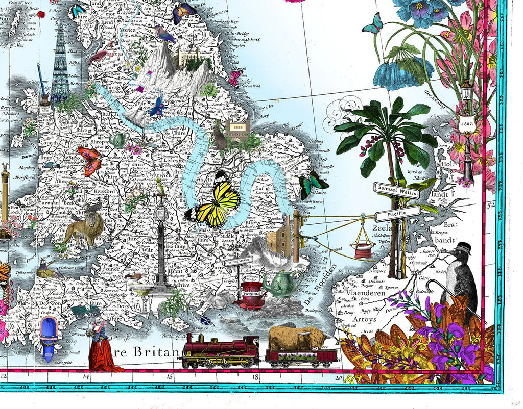 TAERA BRETLAND - BLAEU BRITISH ISLES by Kristjana Williams