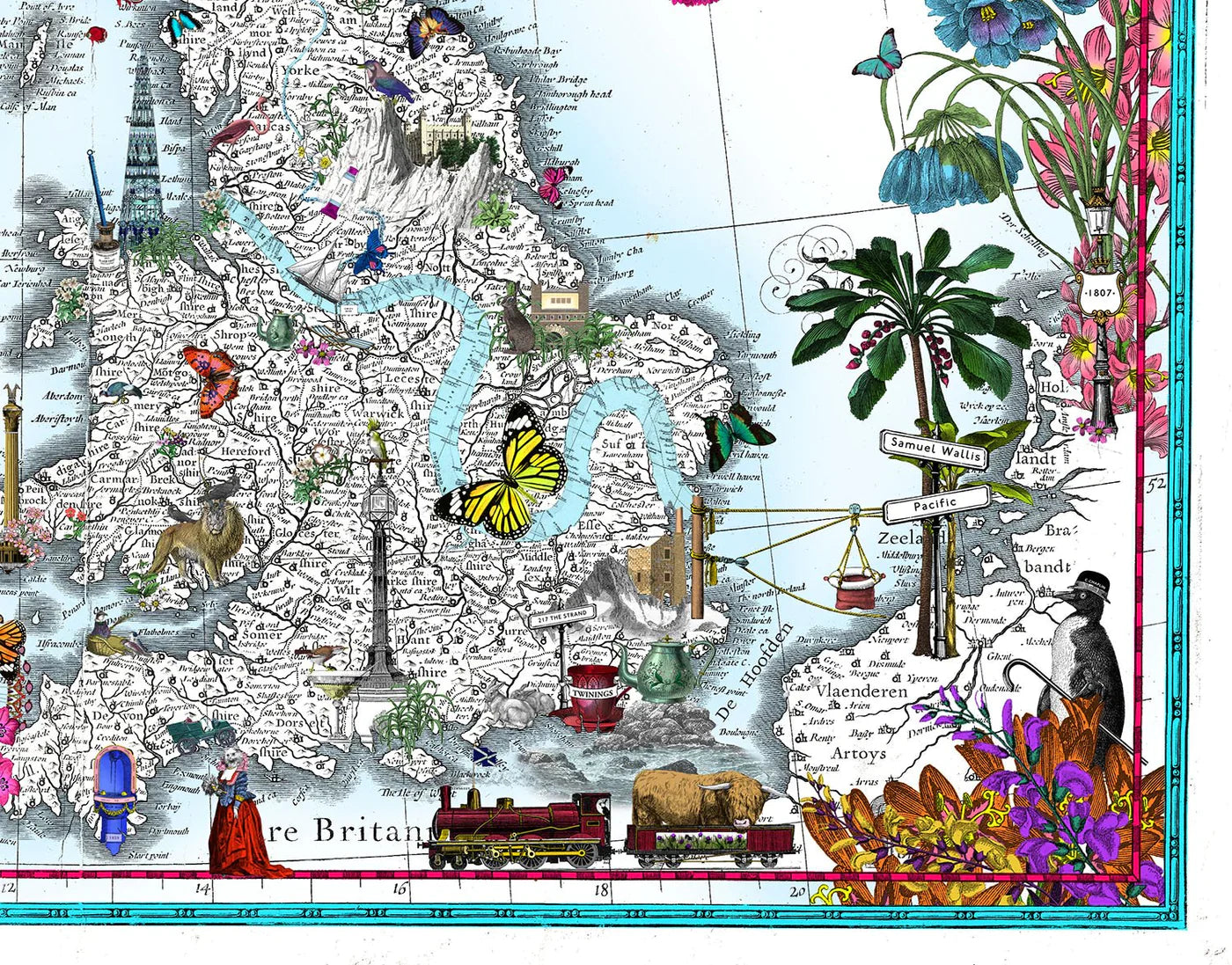 TAERA BRETLAND - BLAEU BRITISH ISLES by Kristjana Williams