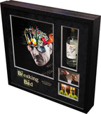 Bryan Cranston and Aaron Paul Signed Breaking Bad Tequila Bottle Framed Display