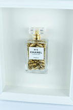 Chanel No.5 Capsules - (White Frame / Gold Pills) by Emma Gibbons