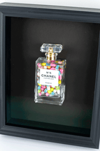 Chanel No.5 Capsules - (Black Frame / Multi Coloured  Pills) by Emma Gibbons