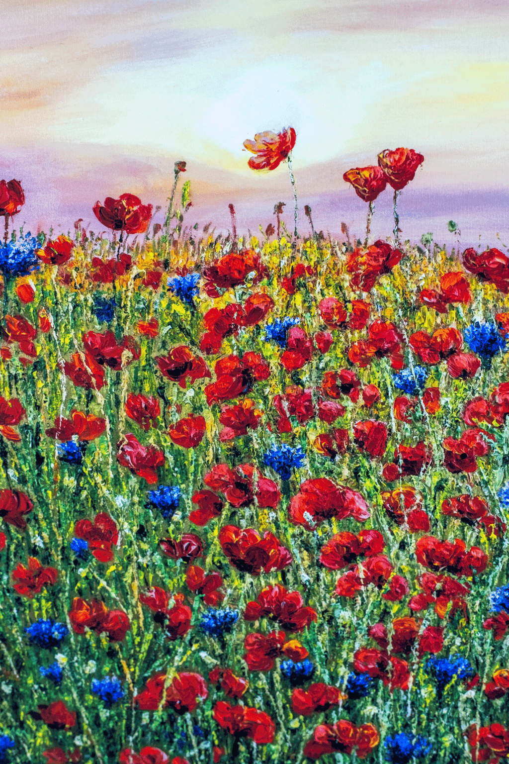 Crimson Kisses, Saphire dreams by Sophia Chalklen