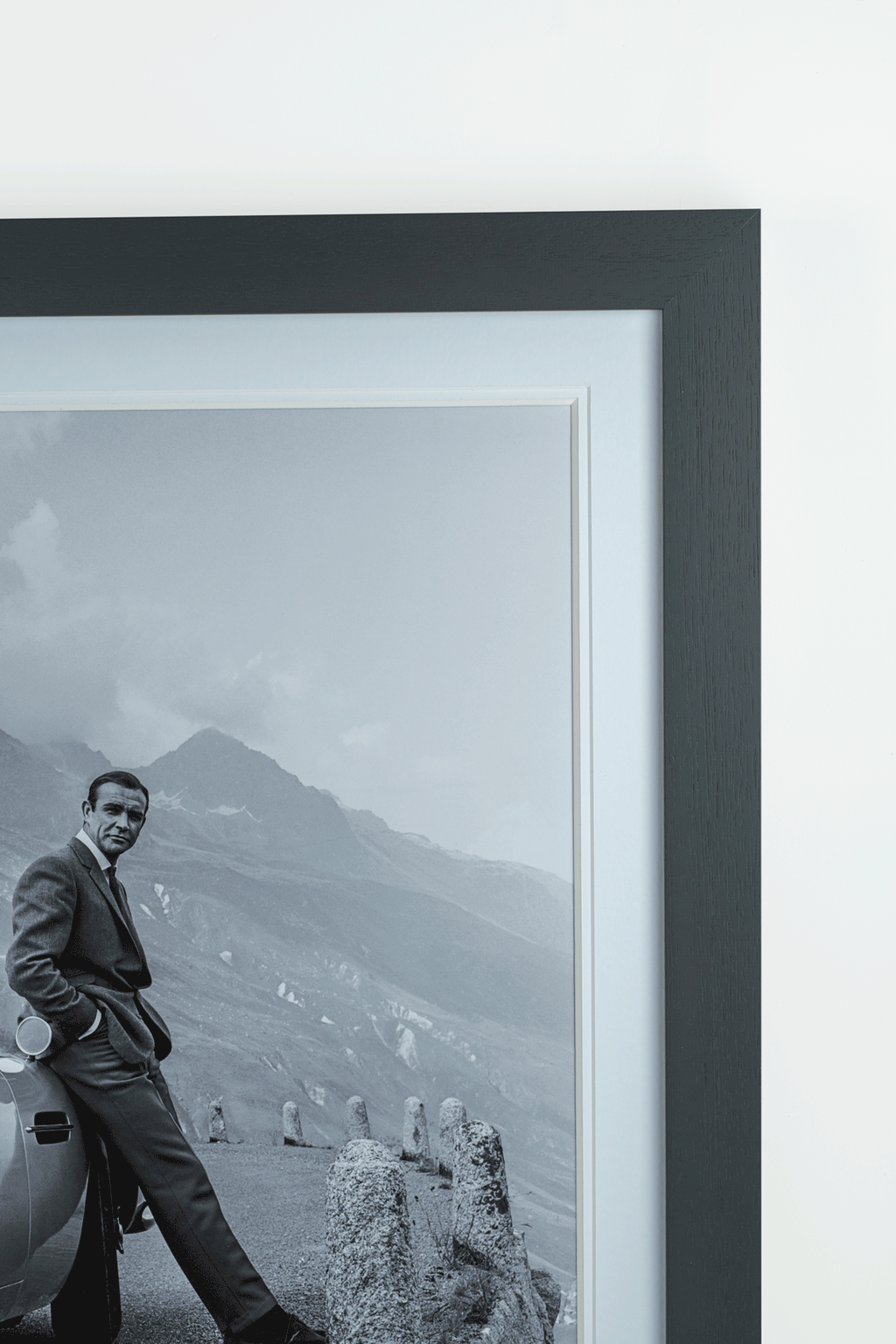 Sean Connery, 007 Signed Whitecard Framed Display