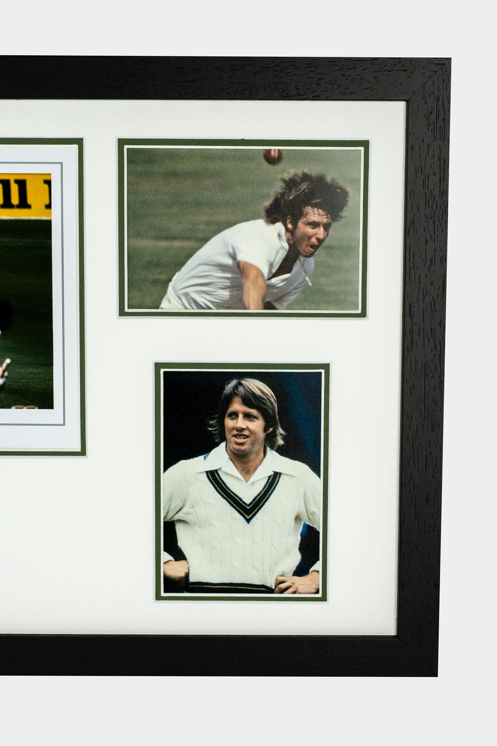 Jeff Thomson Signed Montage Whitecard Display