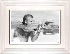Bullitt From A Gun B&W by JJ Adams