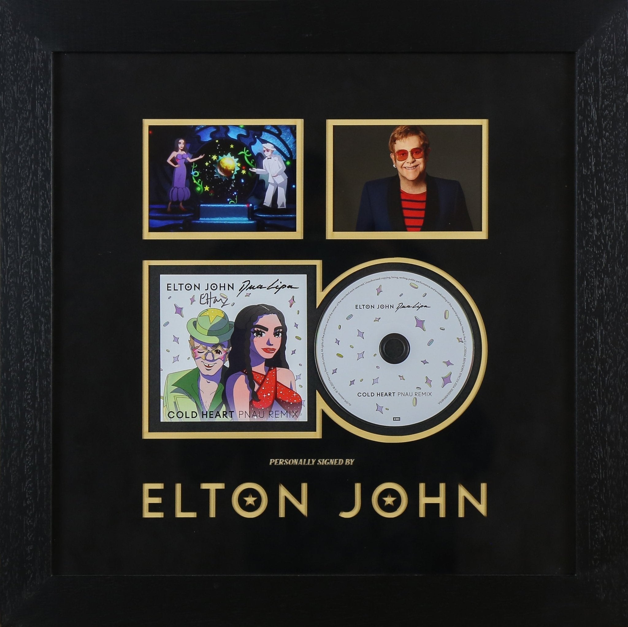 Elton John Signed CD Cover Framed Display