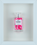 Chanel No.5 Capsules - (White Frame / Pink Pills) by Emma Gibbon