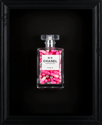 Chanel No.5 Capsules - (Black Frame / Pink Pills) by Emma Gibbons