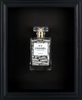 Chanel No.5 Capsules - (Black Frame / Silver Pills) by Emma Gibbons