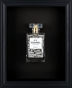 Chanel No.5 Capsules - (Black Frame / Silver Pills) by Emma Gibbons