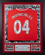 Arsenal Invincibles Shirt Framed Display