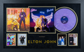 Elton John Signed 'Who Believes In Angels?' Vinyl Insert Framed Display