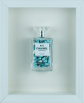 Chanel No.5 Capsules - (White Frame / Blue Pills) by Emma Gibbons