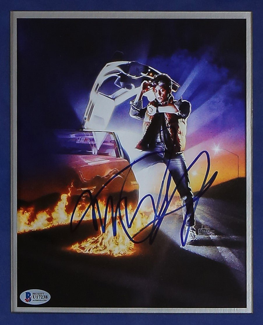 Michael J Foxx, Back To The Future Signed 12x8 Photograph Framed Display With Hoverboard
