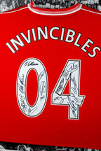 Arsenal Invincibles Shirt Framed Display