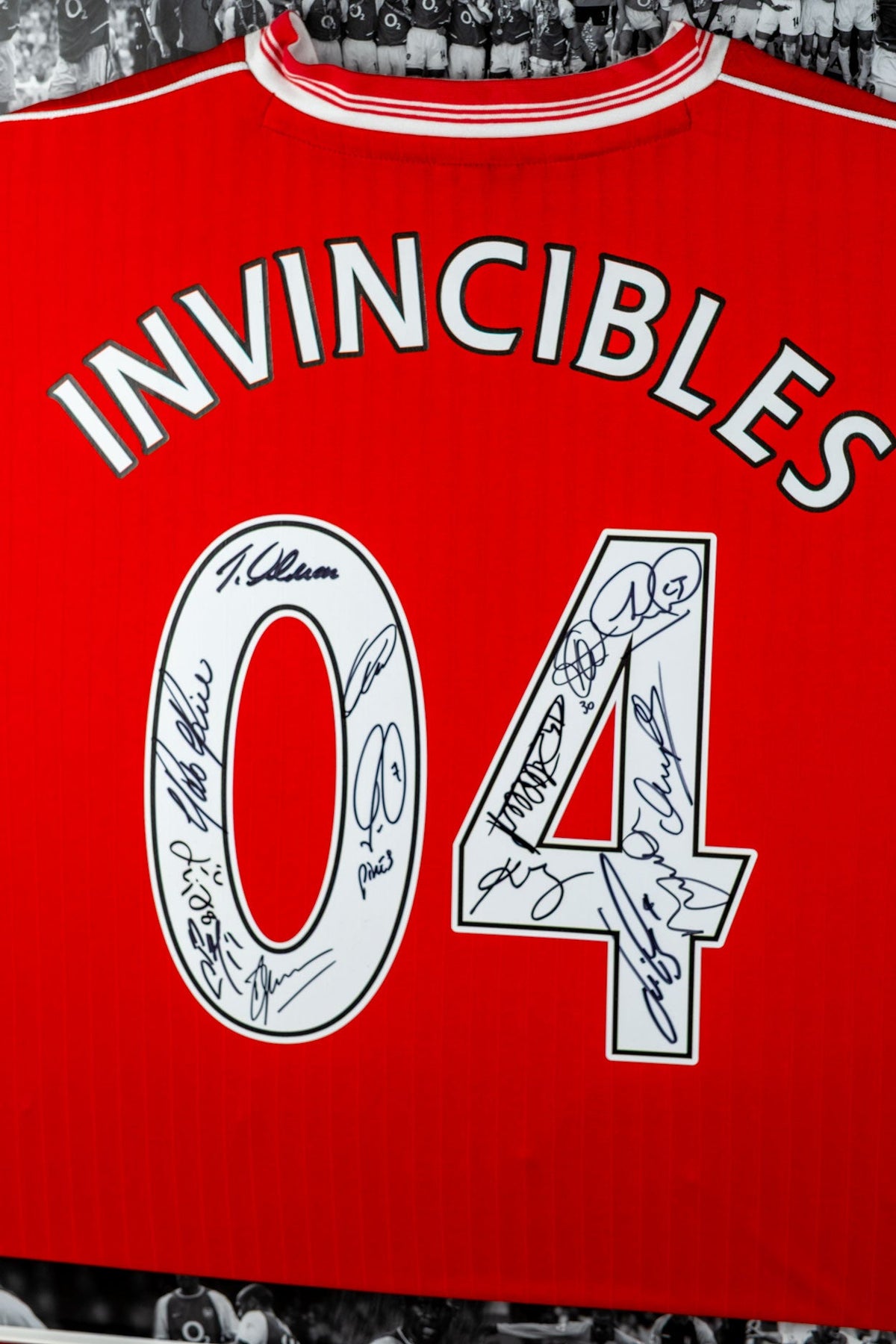 Arsenal Invincibles Shirt Framed Display