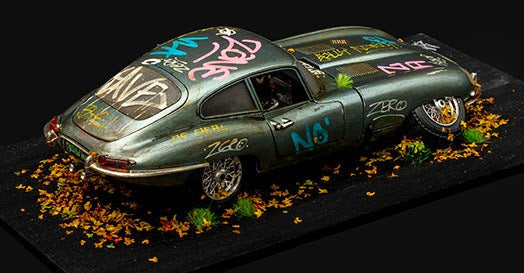 Jaguar E-Type Coupe (1961) Stolen Recovered Original - by JJ Adams