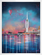 Spinnaker Sunset - Original Painting by Julie Connor